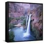 Havasu Falls, Grand Canyon, United States of America (U.S.A.), North America-Tony Gervis-Framed Stretched Canvas