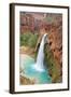 Havasu Waterfall on the Havasupai Reservation in Arizona, USA-Chuck Haney-Framed Photographic Print