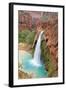 Havasu Waterfall on the Havasupai Reservation in Arizona, USA-Chuck Haney-Framed Photographic Print