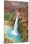 Havasu Waterfall on the Havasupai Reservation in Arizona, USA-Chuck Haney-Mounted Photographic Print