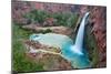 Havasu Waterfall on the Havasupai Reservation in Arizona, USA-Chuck Haney-Mounted Photographic Print