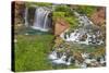 Havasu Waterfall on the Havasupai Reservation in Arizona, USA-Chuck Haney-Stretched Canvas