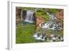 Havasu Waterfall on the Havasupai Reservation in Arizona, USA-Chuck Haney-Framed Photographic Print