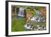 Havasu Waterfall on the Havasupai Reservation in Arizona, USA-Chuck Haney-Framed Photographic Print