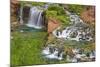 Havasu Waterfall on the Havasupai Reservation in Arizona, USA-Chuck Haney-Mounted Photographic Print