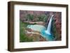 Havasu Waterfall on the Havasupai Reservation in Arizona, USA-Chuck Haney-Framed Photographic Print