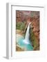 Havasu Waterfall on the Havasupai Reservation in Arizona, USA-Chuck Haney-Framed Photographic Print