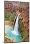 Havasu Waterfall on the Havasupai Reservation in Arizona, USA-Chuck Haney-Mounted Photographic Print