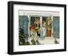 Have a Look, Who Is Coming!-Theodor Kleehaas-Framed Giclee Print