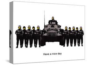 Have A Nice Day Cops Tank Graffiti-null-Stretched Canvas