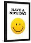 Have a Nice Day Smiley Face Art Print Poster-null-Lamina Framed Poster