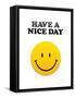 Have a Nice Day Smiley Face Art Print Poster-null-Framed Stretched Canvas
