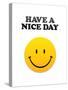 Have a Nice Day Smiley Face Art Print Poster-null-Stretched Canvas