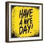 Have a Nice Day-ZOO BY-Framed Art Print