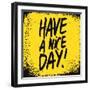 Have a Nice Day-ZOO BY-Framed Art Print