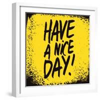 Have a Nice Day-ZOO BY-Framed Art Print