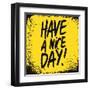 Have a Nice Day-ZOO BY-Framed Art Print