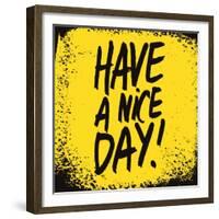 Have a Nice Day-ZOO BY-Framed Premium Giclee Print