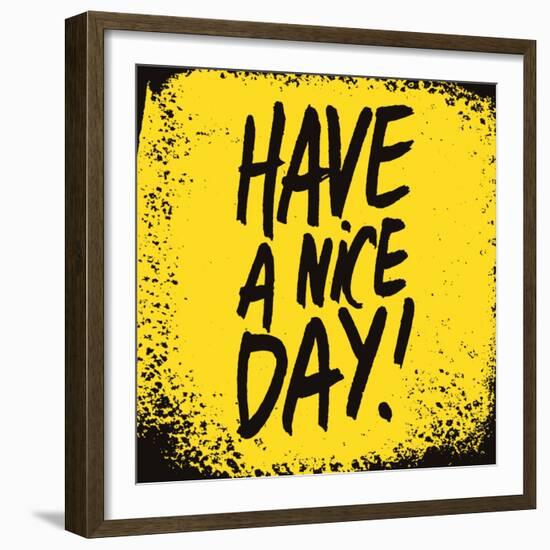 Have a Nice Day-ZOO BY-Framed Premium Giclee Print