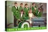 Have a Rockin St. Patricks Day, School Rock Band-null-Stretched Canvas