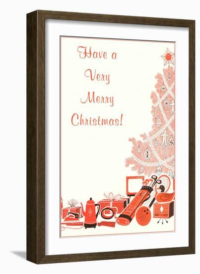 Have a Very Merry Christmas, Fifties Gift Assortment-null-Framed Art Print