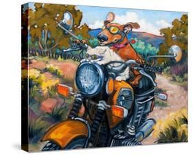 Have Dog Will Travel-Connie R. Townsend-Stretched Canvas