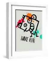 Have Fun 1-Lina Lu-Framed Art Print