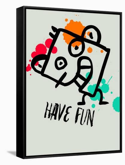 Have Fun 1-Lina Lu-Framed Stretched Canvas