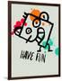 Have Fun 1-Lina Lu-Framed Art Print