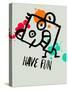 Have Fun 1-Lina Lu-Stretched Canvas