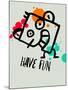 Have Fun 1-Lina Lu-Mounted Art Print