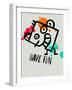 Have Fun 1-Lina Lu-Framed Art Print