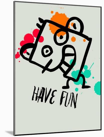 Have Fun 1-Lina Lu-Mounted Art Print