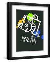 Have Fun 2-Lina Lu-Framed Art Print