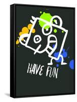 Have Fun 2-Lina Lu-Framed Stretched Canvas