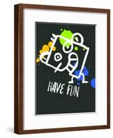 Have Fun 2-Lina Lu-Framed Art Print