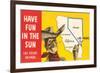 Have Fun in the Sun, Las Vegas, Map, Nevada-null-Framed Premium Giclee Print