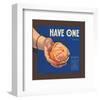 Have One Brand Oranges-null-Framed Art Print