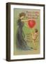 Have Pity on my Heart, Victorian Valentine-null-Framed Art Print