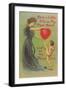 Have Pity on my Heart, Victorian Valentine-null-Framed Art Print