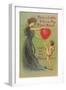 Have Pity on my Heart, Victorian Valentine-null-Framed Art Print