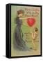 Have Pity on my Heart, Victorian Valentine-null-Framed Stretched Canvas