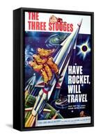 Have Rocket, Will Travel, On the Rocket, From Top: Moe Howard. Larry Fine, Joe Derita, 1959-null-Framed Stretched Canvas