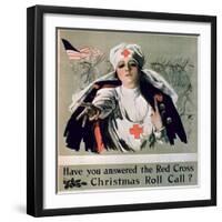 Have You Answered the Red Cross Christmas Roll Call?', 1st World War Poster-null-Framed Giclee Print