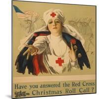 Have You Answered the Red Cross Christmas Roll Call?-Harrison Fisher-Mounted Giclee Print