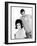 Have You Met My Wife? a Man Stands Behind His Wife, Giving Her a Wry Look-null-Framed Photographic Print