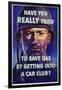 Have You Really Tried to Save Gas by Getting into a Car Club?-Harold Van Schmidt-Framed Giclee Print