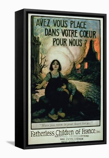 Have You Room in Your Hearts For Us , Fatherless Children of France-null-Framed Stretched Canvas