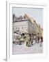 Havelska Ulice and Melantrichova Ulice, Prague, Illustration from 'Stara Praha (Old Prague)',…-Vaclav Jansa-Framed Giclee Print