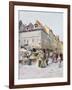 Havelska Ulice and Melantrichova Ulice, Prague, Illustration from 'Stara Praha (Old Prague)',…-Vaclav Jansa-Framed Giclee Print